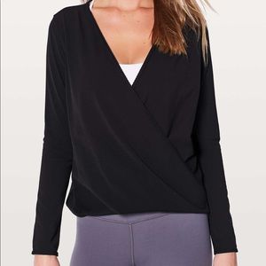 Lululemon Full Freedom Long Sleeve Wrap Shirt